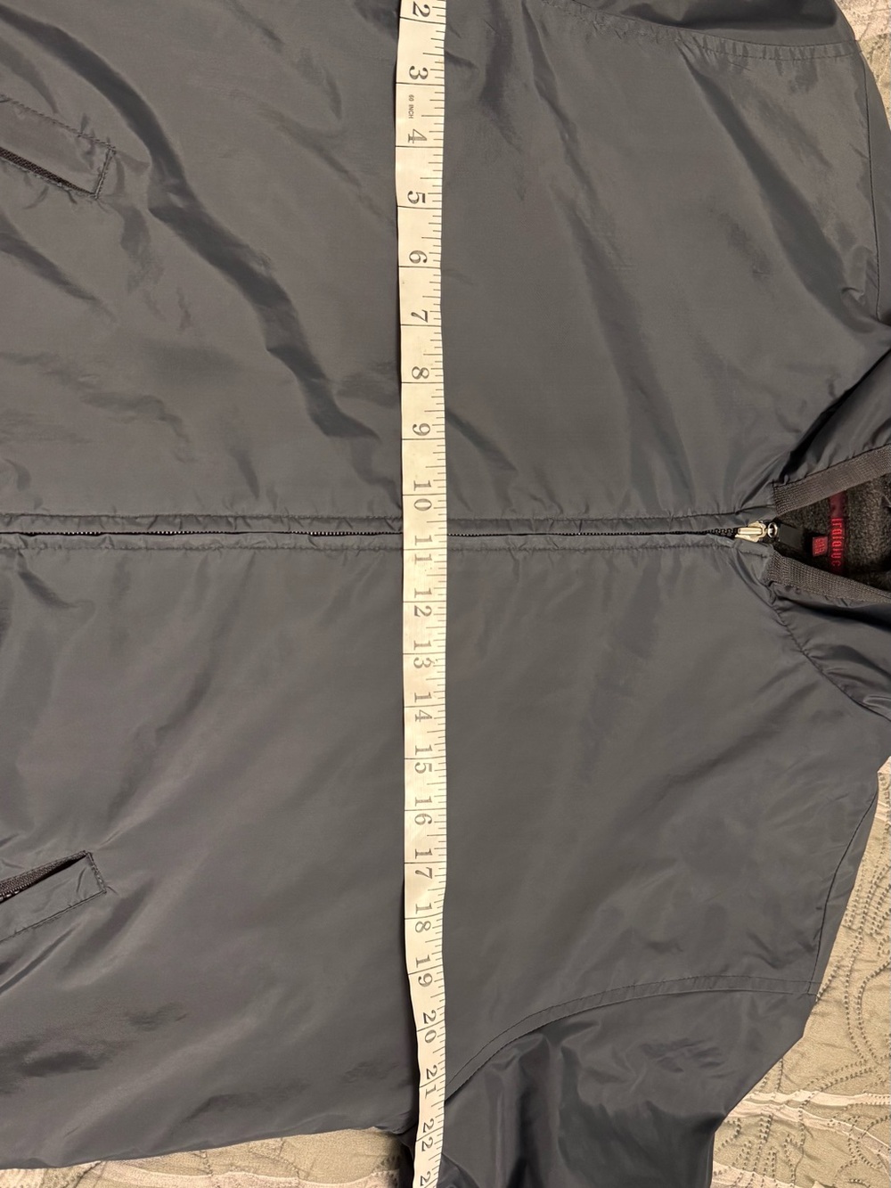 Women Hooded Windbreaker Jacket in Charcoal Gray - Picture 7 of 7